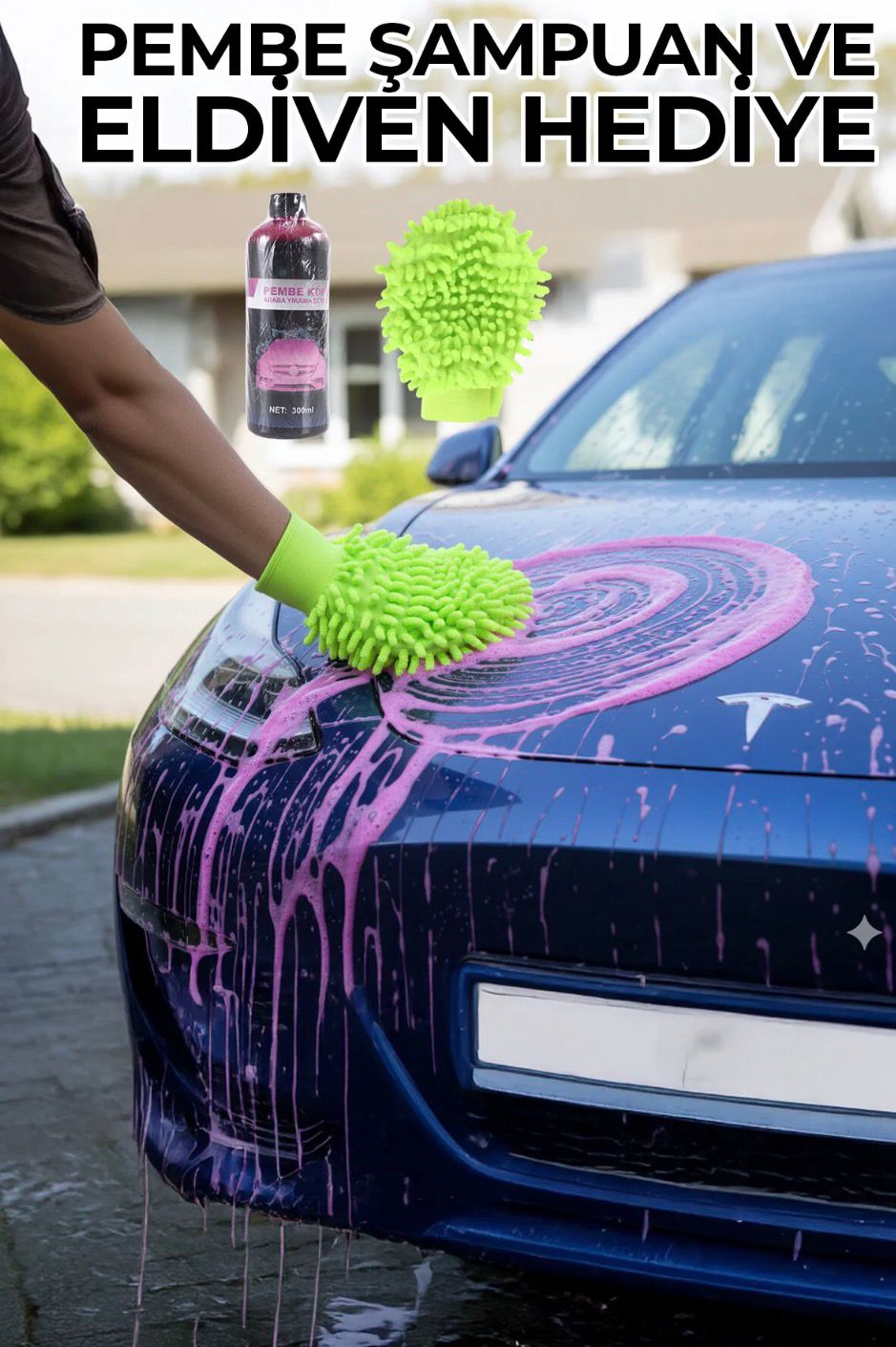 ROBO Turbo 2 Pembe köpük ve Eldiven hediyeli Yüksek Basınçlı Yıkama makinesi